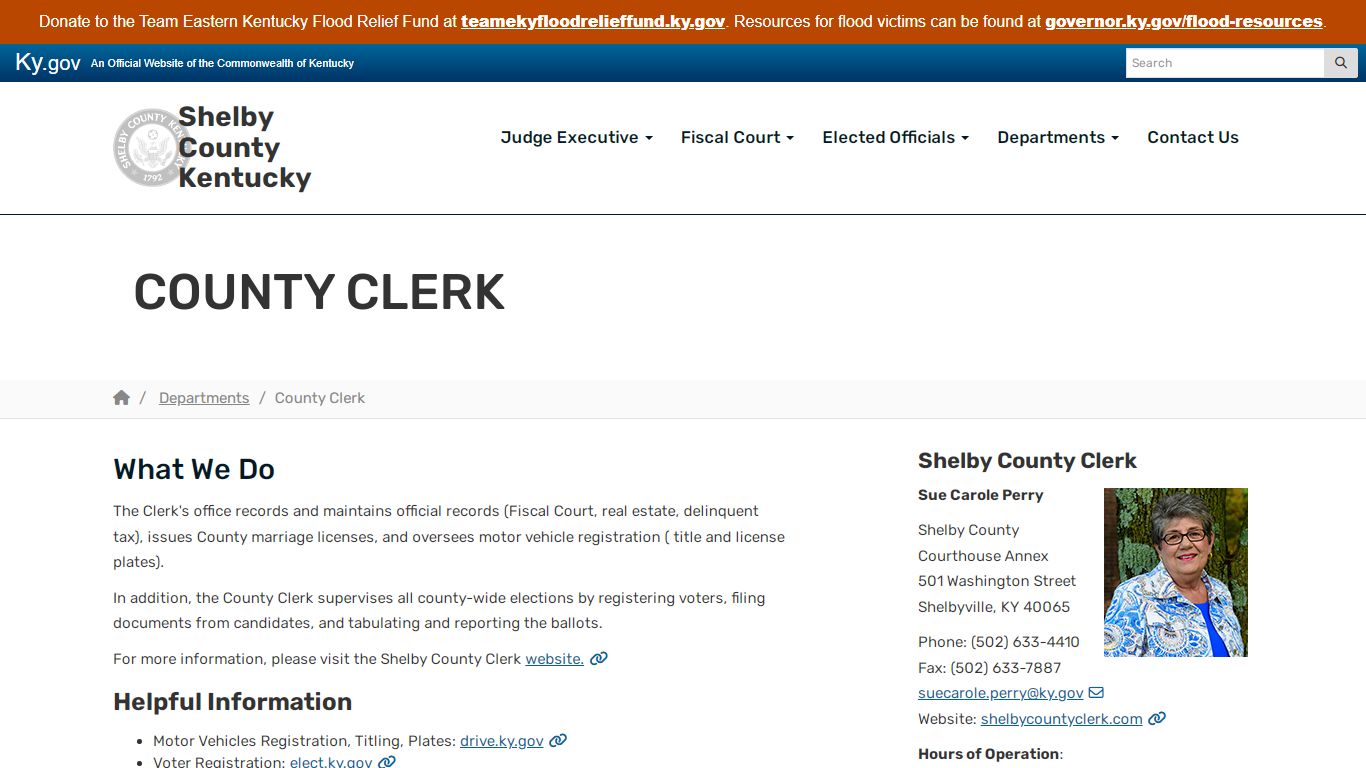 County Clerk - Shelby County